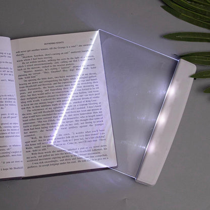 Iseuj Home Luz LED Plana para Libros (Blanco)