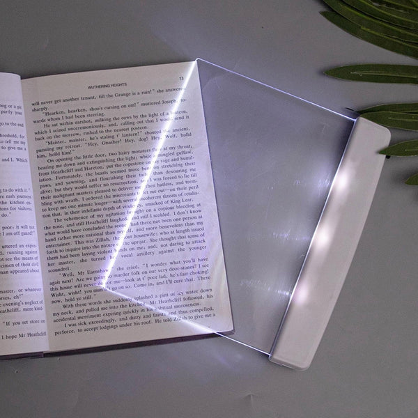 Iseuj Home Luz LED Plana para Libros (Blanco)