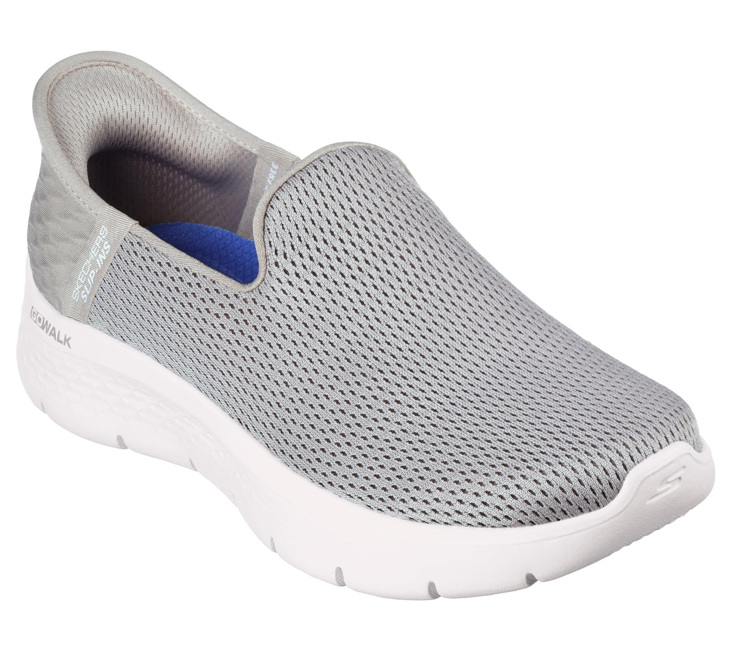 Skechers Women's Hands Free Slip-Ins Go Walk Flex-Relish Sneaker, Taupe/Blue