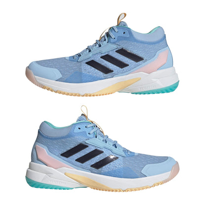 Adidas Women's Crazyflight 6 Mid Top, Blue/Shadow Navy/Flash Aqua