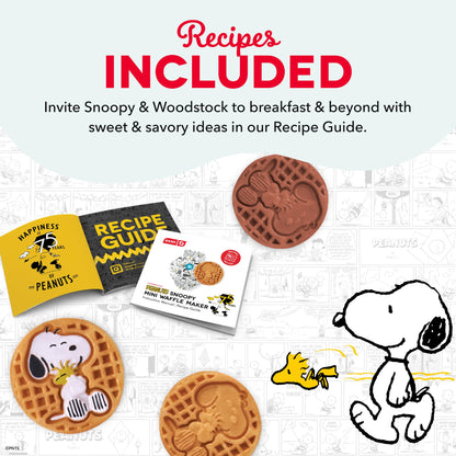 Peanuts x Dash Mini Waffle Maker