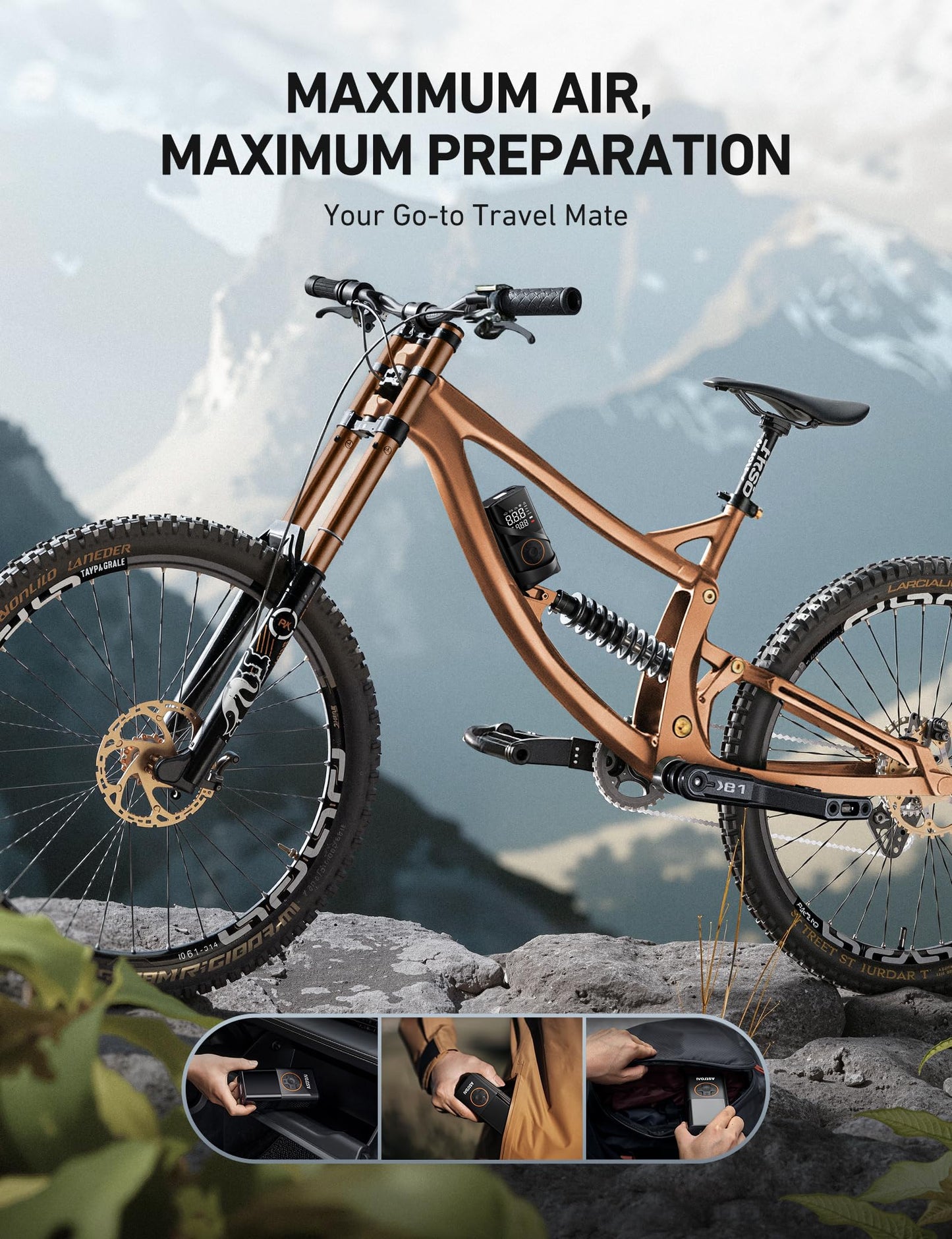 AstroAI Compresor de Aire Portátil L7 (150 PSI)