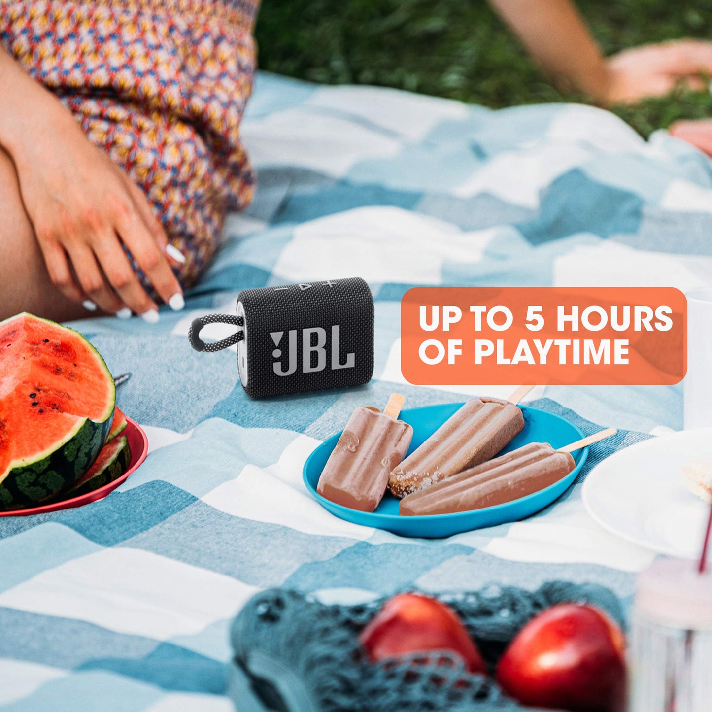 JBL Go 3 Mini Altavoz Portátil con Bluetooth (Negro)