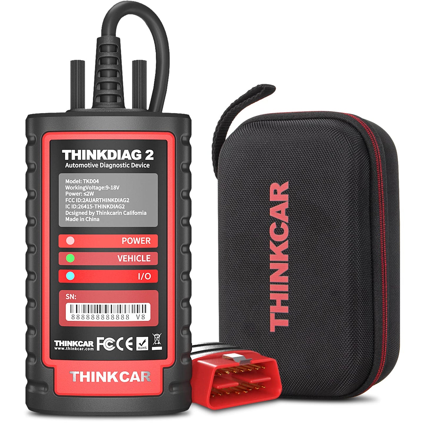 Escáner de Diagnóstico Automotriz Bidireccional Thinkdiag2 (Bluetooth)