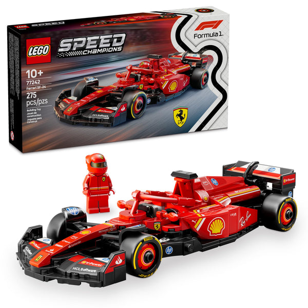 LEGO Speed Champions Autos de Carreras Ferrari SF-24 F1 (77242)