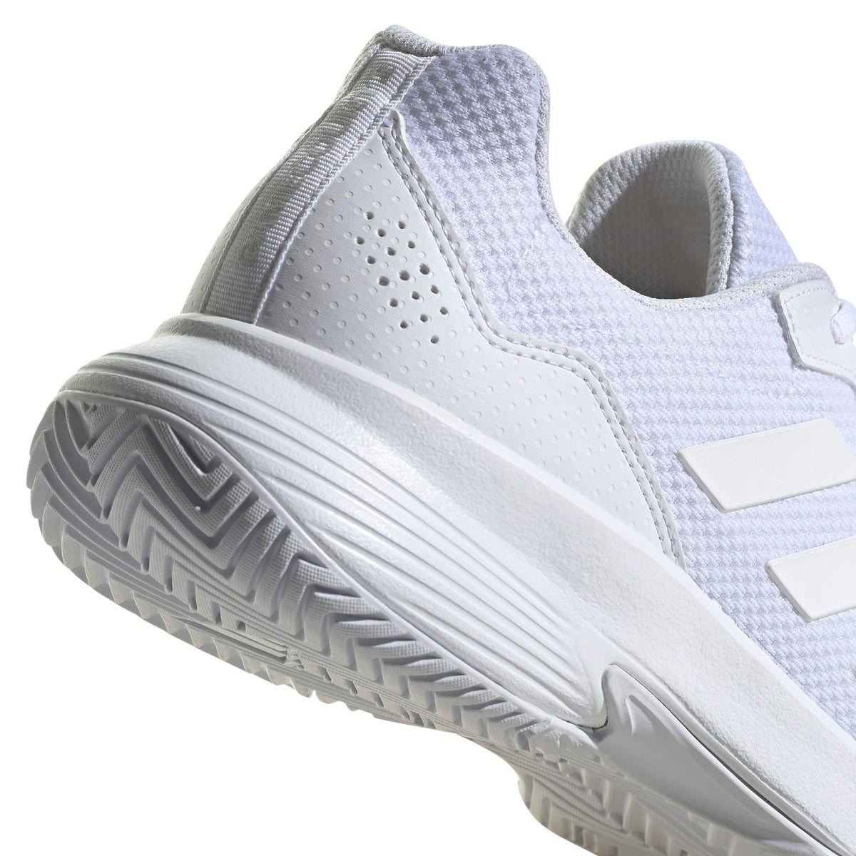 Adidas Mens Game Court 2 White/White/Matte Silver 9