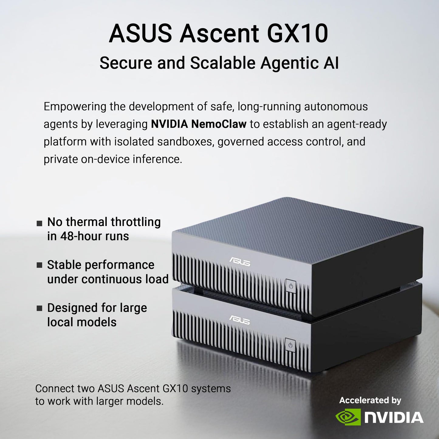 ASUS Supercomputadora Ascent GX10 AI (1TB SSD / DGX Spark)