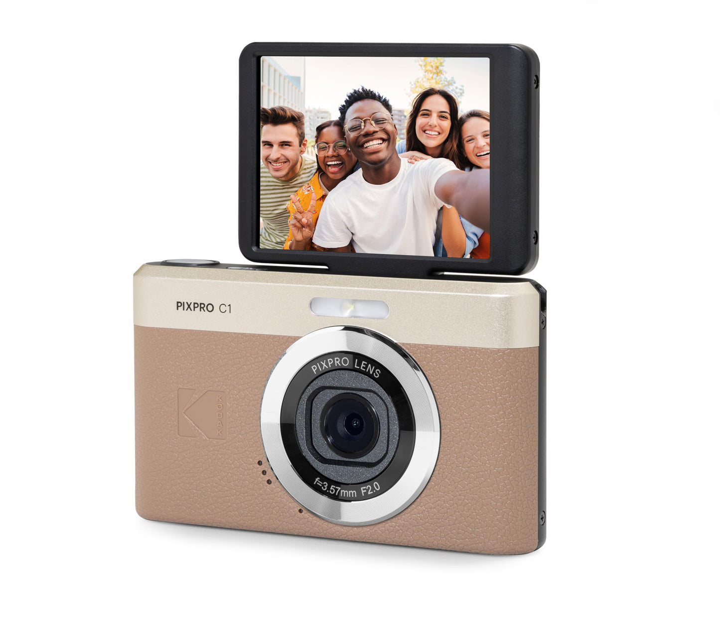 Kodak Cámara Digital PIXPRO C1 (Brown)