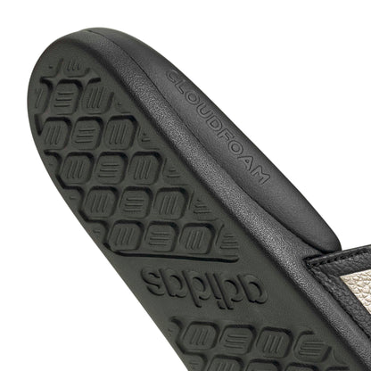 adidas Women's Adilette Comfort 2.0, BlackCyberMetallicBlack