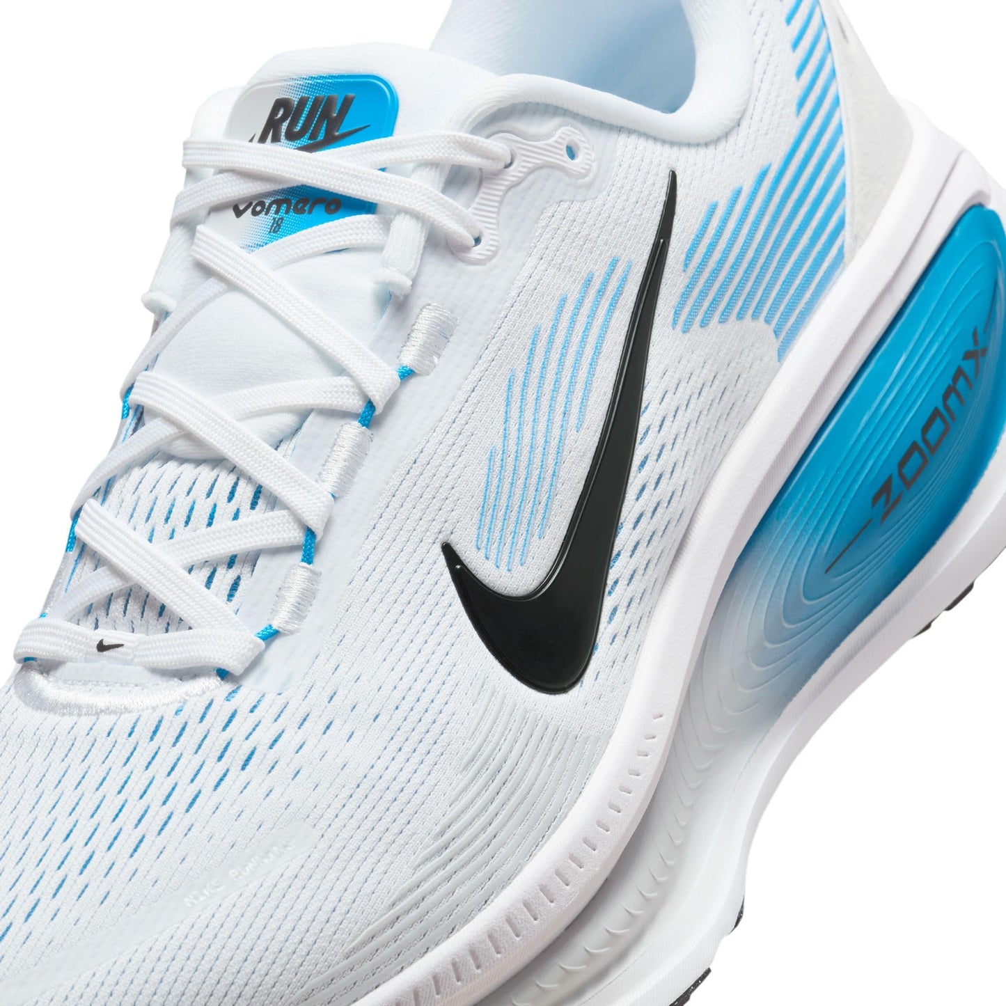 Nike Mens Vomero 18 White/Black/Blue Hero