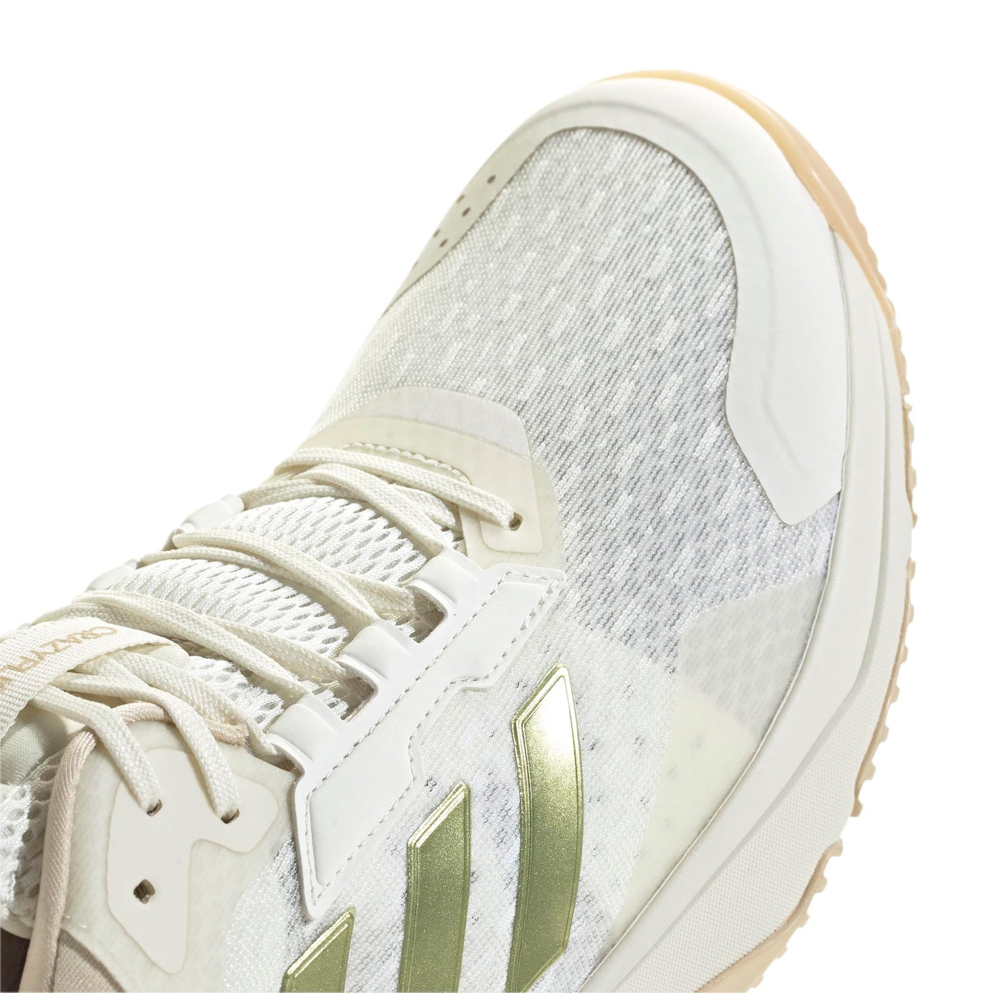 Adidas Women's Crazyflight 6 Mid Top, Off White/Gold Metallic/Crystal Sand