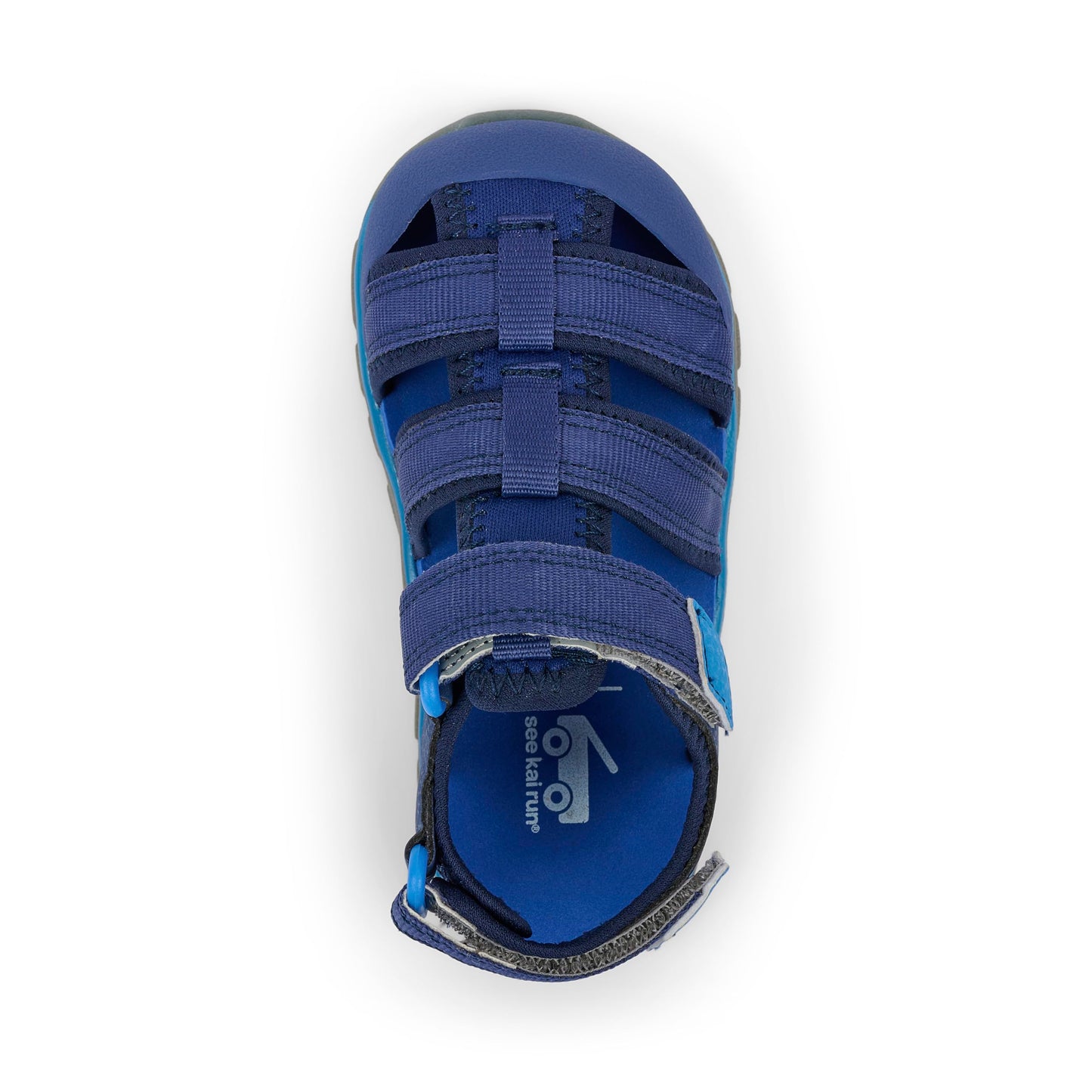 See Kai Run Wilder II - Pool & Waterpark Sandals for Little Kids - Navy