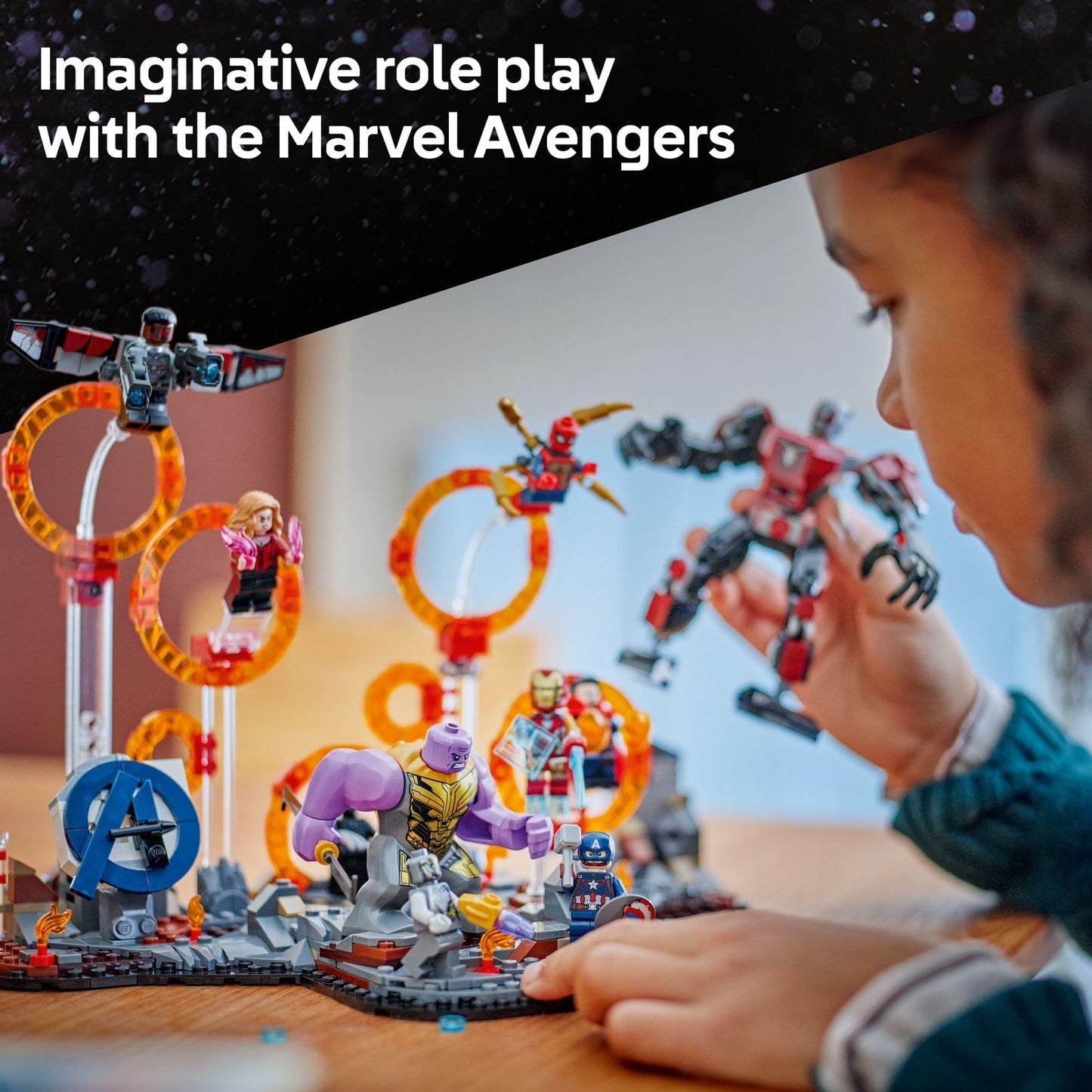 LEGO Marvel Avengers Batalla Final de Endgame (Modelo 76323)