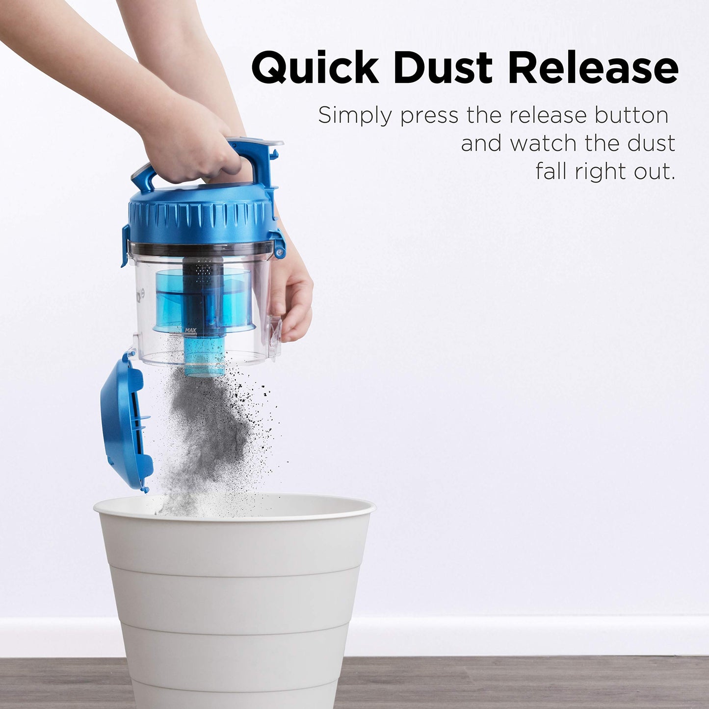 Eureka Aspiradora de Bote sin Bolsa WhirlWind (Azul / 2.5L)