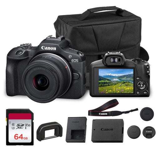 Canon Cámara Mirrorless EOS R100 con Lente RF-S 18-45mm