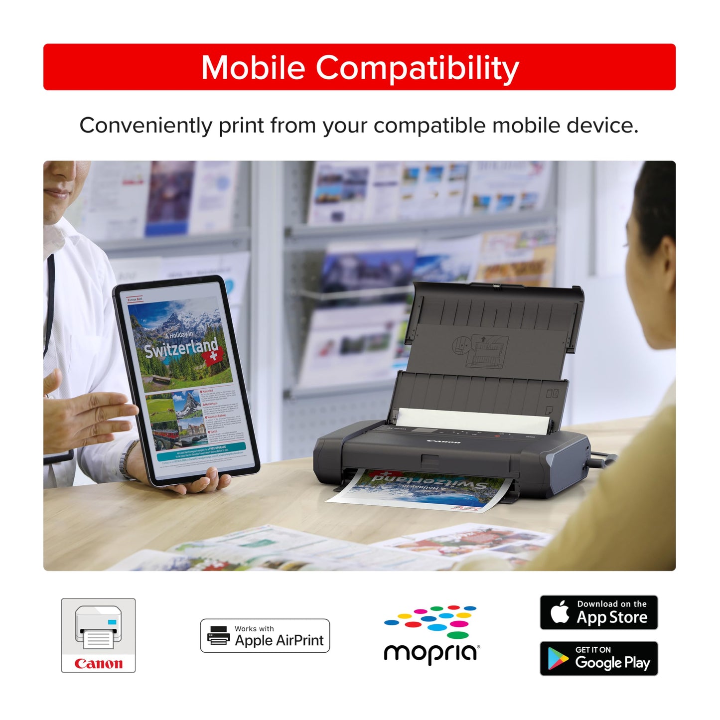 Canon Impresora Inalámbrica Portátil PIXMA TR160