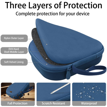 Estuche co2CREA para JBL 720BT, 520BT, 670NC, 510BT, 770NC, 780NC y 680NC (Azul oscuro)