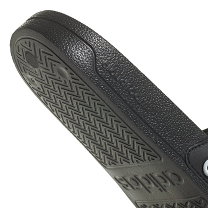 adidas Sandalias Adilette Shower para Adulto (Talla 8 / Negro y Blanco)
