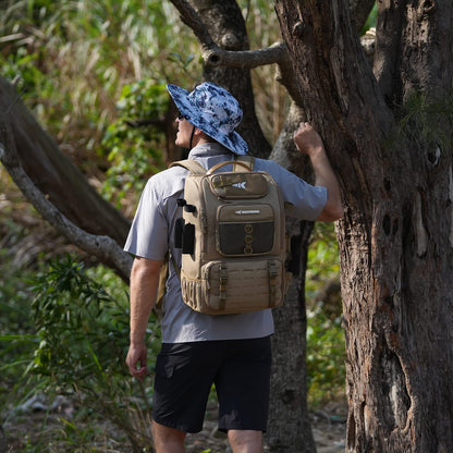 KastKing Mochila de Aparejos de Pesca KarryAll (40/26L / Khaki)