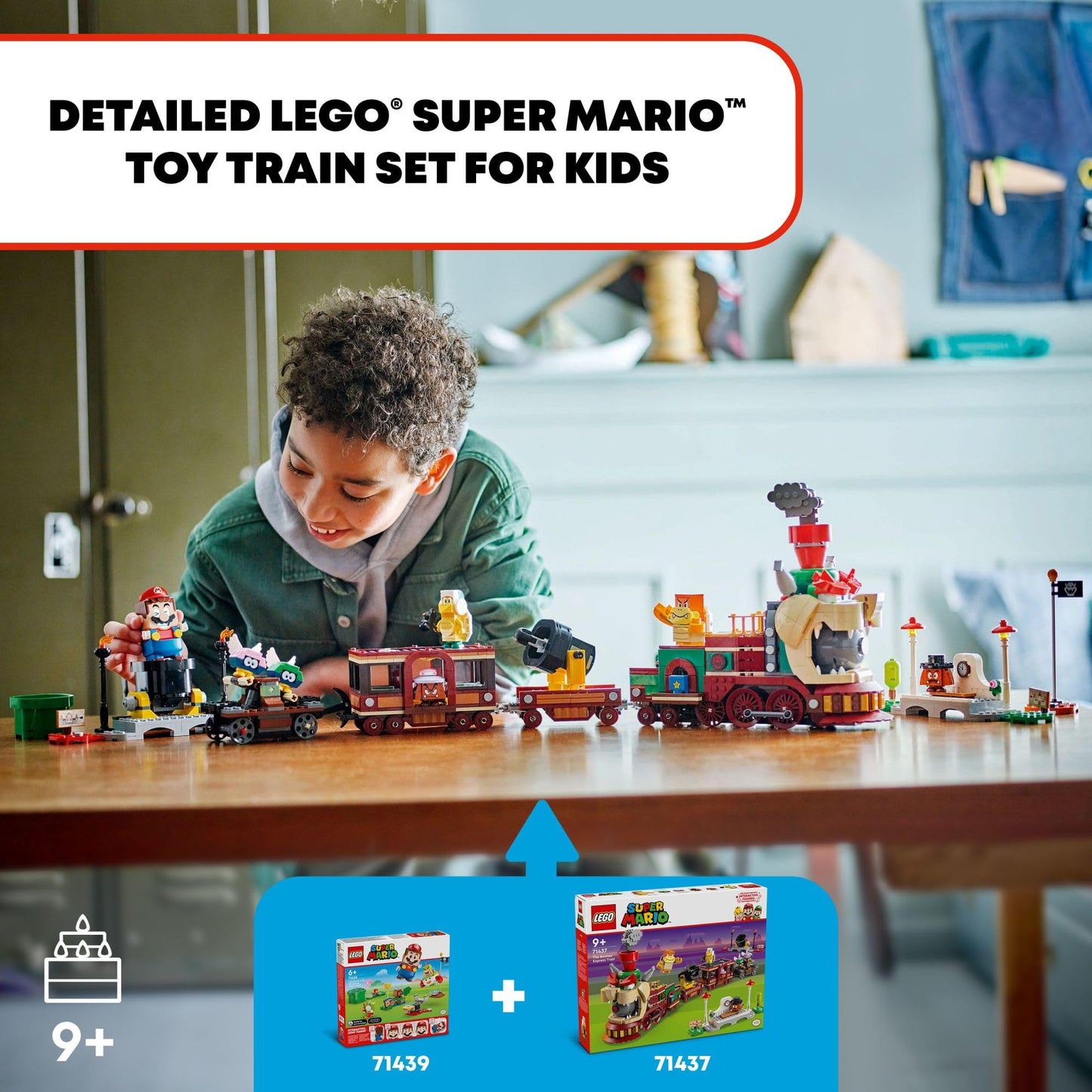 LEGO Juguete de Construcción Super Mario The Bowser Express Train (71437)