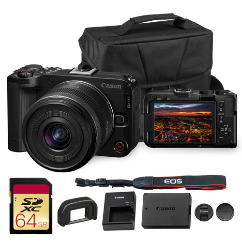 Canon Kit de Cámara para Vlogs Mirrorless EOS R50 V (Lente 14-30mm)