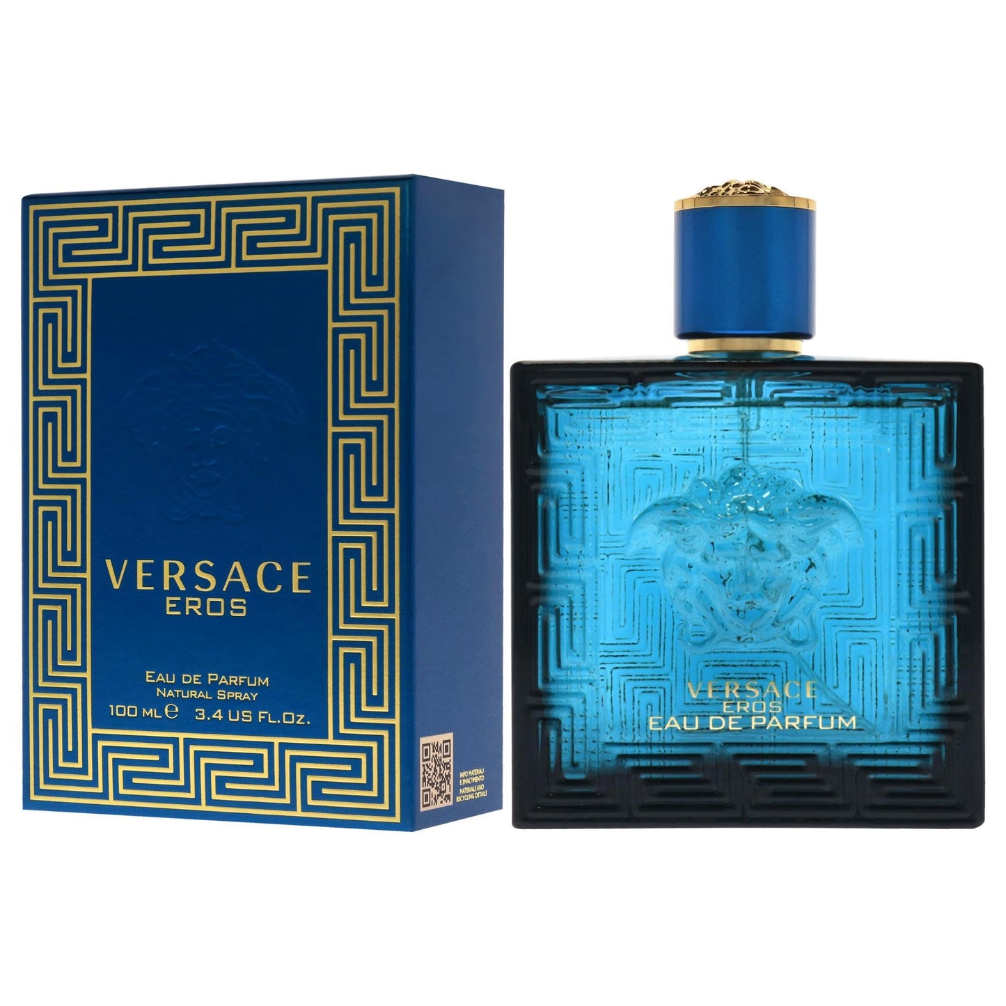 Versace Eros para Hombre (3.4 oz / EDP Spray)