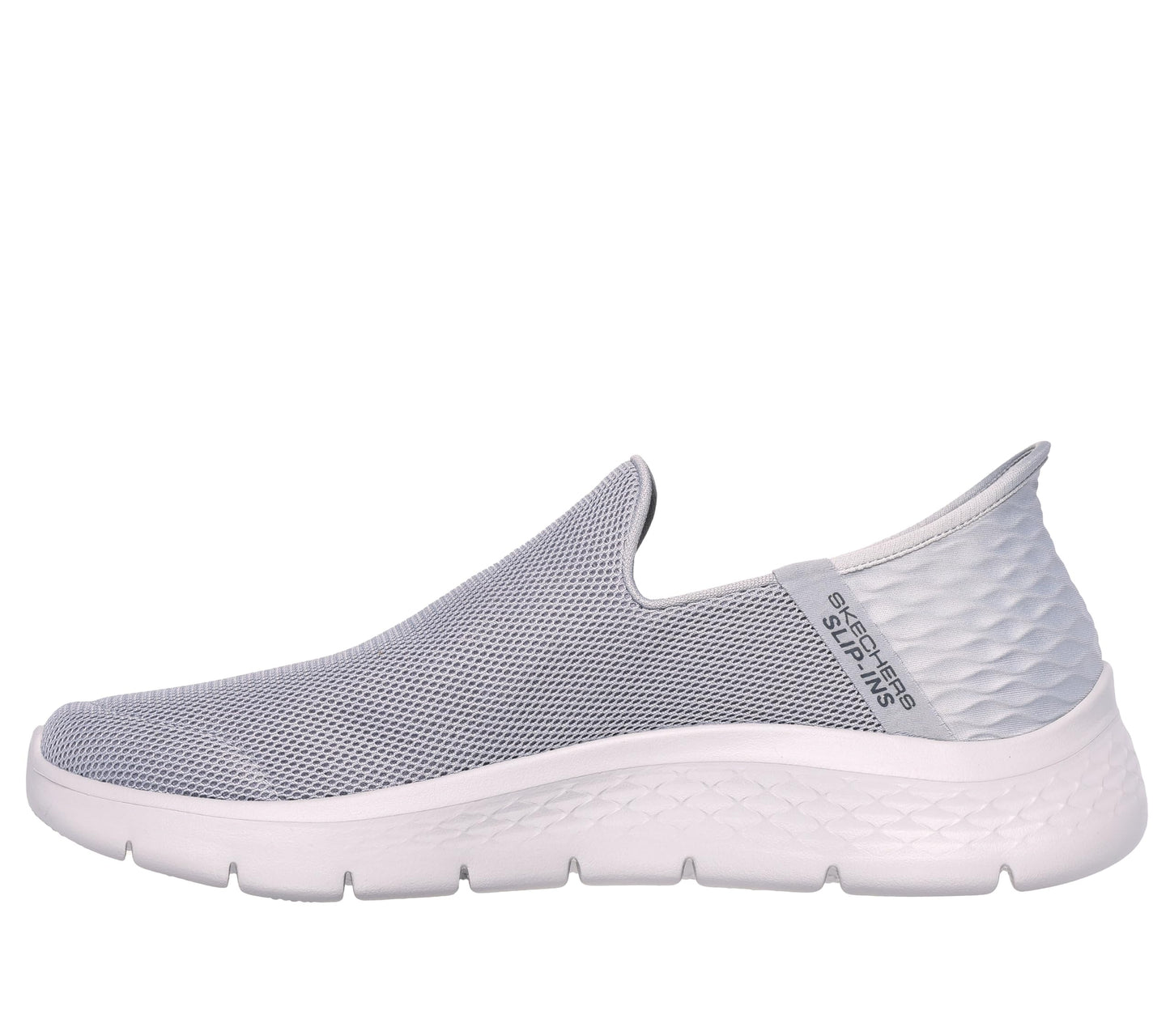 Skechers Men's Go Walk Flex No Hands Hands Free Slip-Ins Sneaker, Light Gray