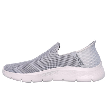 Skechers Men's Go Walk Flex No Hands Hands Free Slip-Ins Sneaker, Light Gray