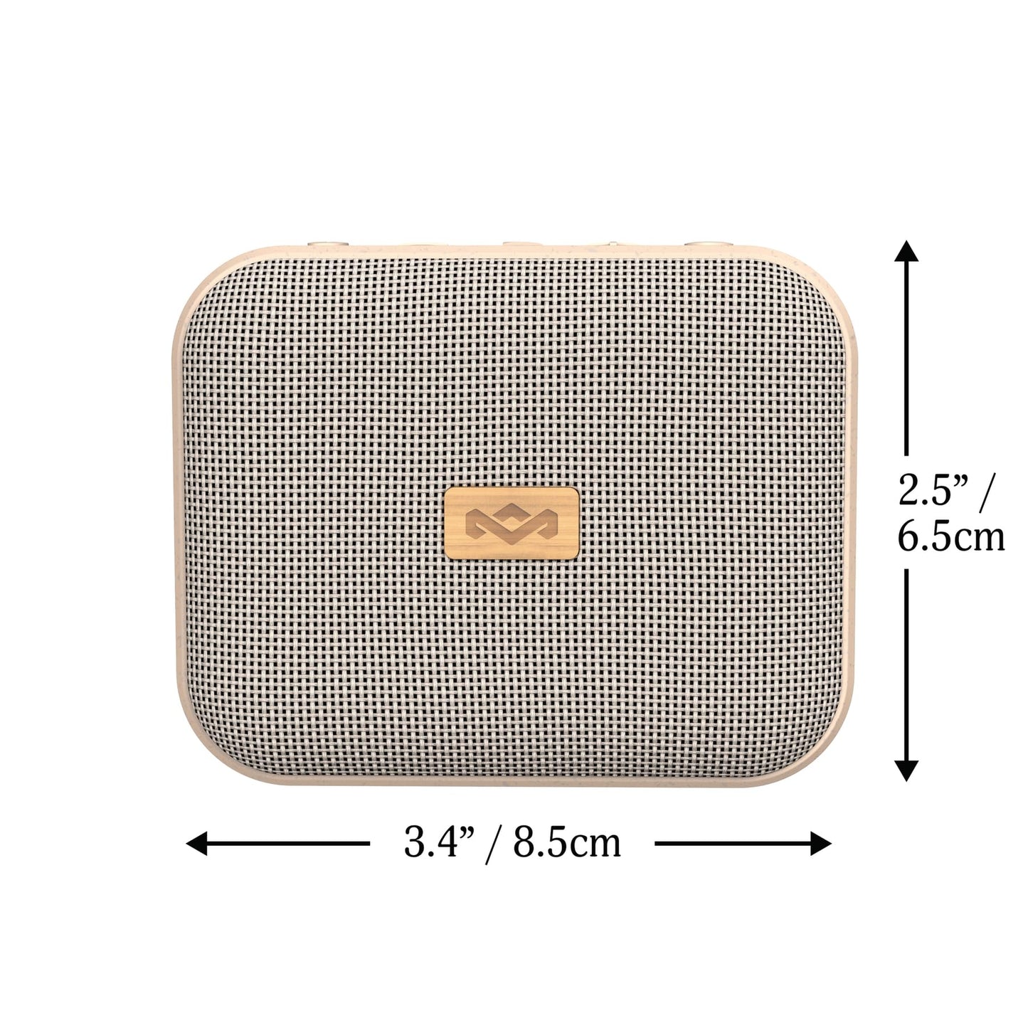 House of Marley Jammin' Altavoz Portátil con Bluetooth (Crema / Tamaño Compacto)