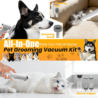 FIXR Aspiradora y Kit de Aseo para Perros PG01