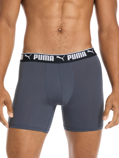 PUMA Calzoncillos Bóxer de Rendimiento para Hombre (Paquete de 5 / Talla M)