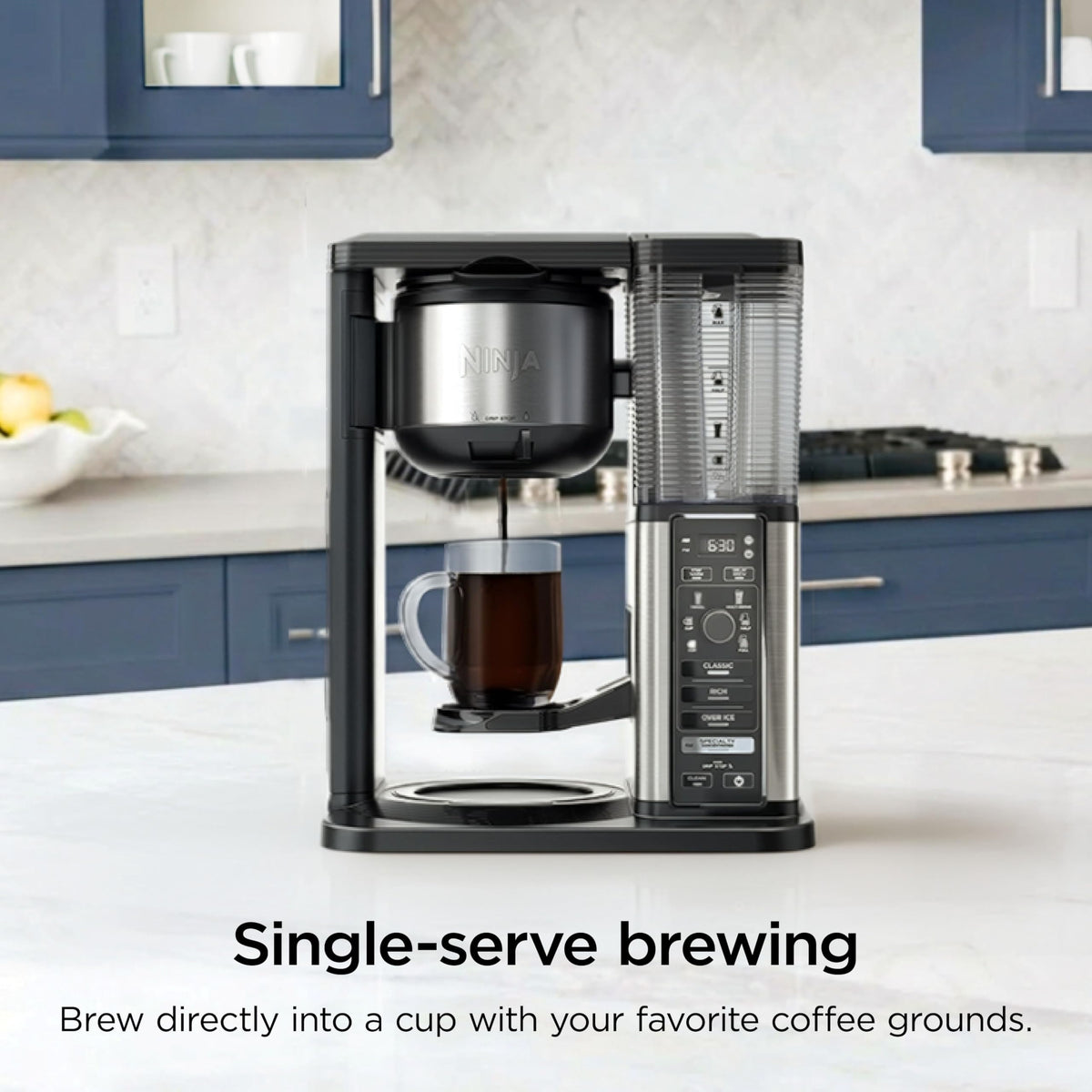 Ninja Cafetera con Espumador CM401 (10 Tazas / Black)
