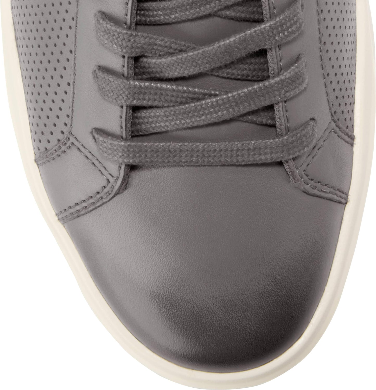 Cole Haan Men's Grand Crosscourt Modern Perf LTT Sneakers, Quiet Shade/Black/Ivory, 8.5-M US