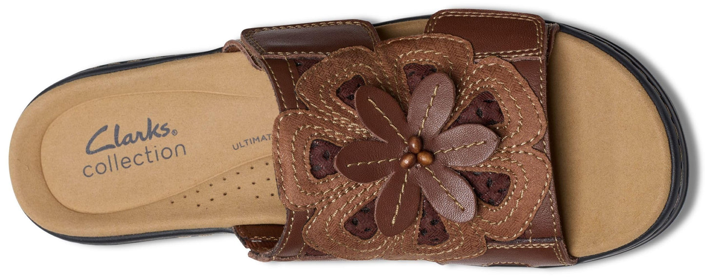 Clarks Women Merliah 2 Belle Brown Multi Leather