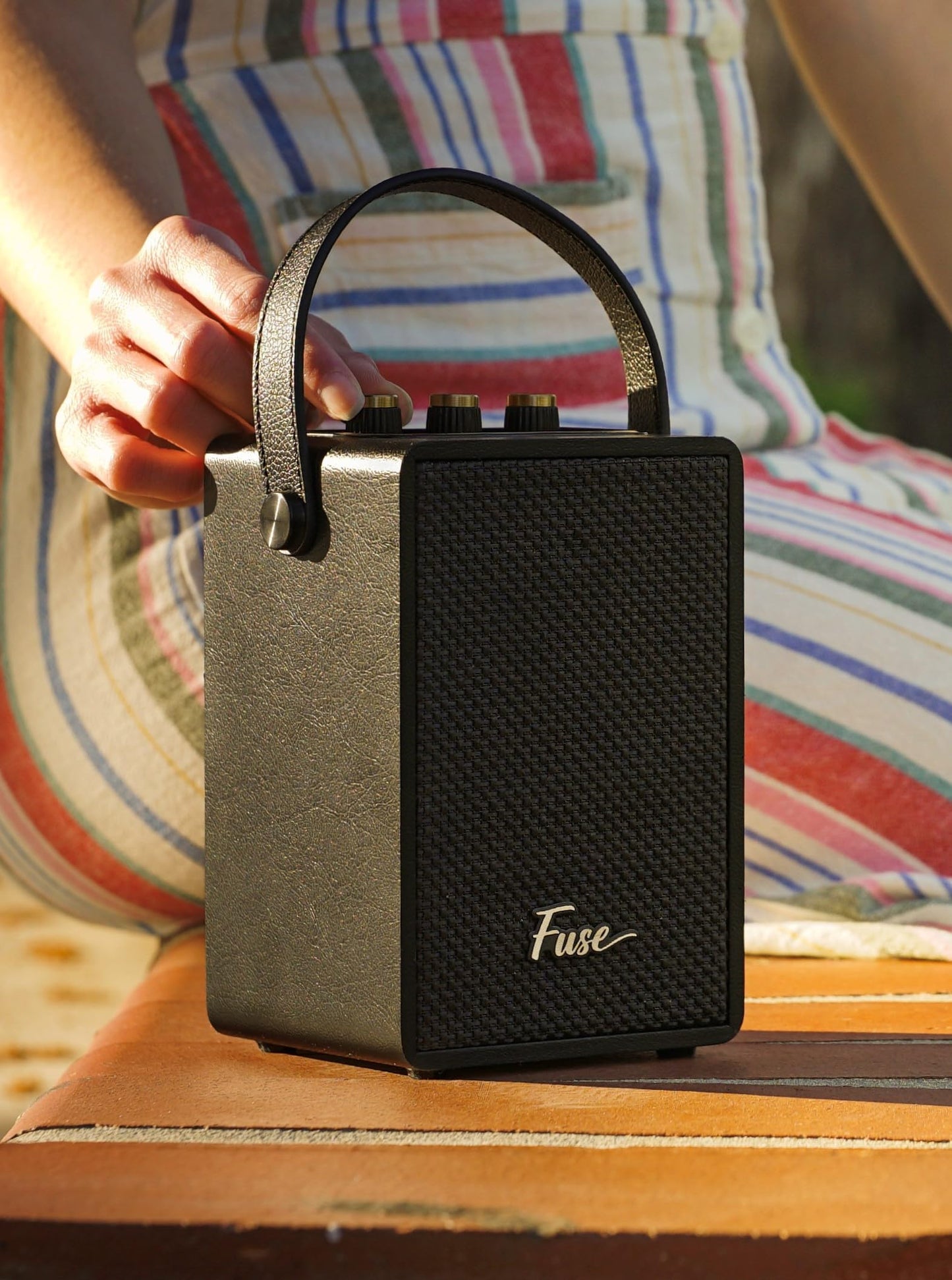 Fuse Andle Altavoz Bluetooth Vintage Retro (Negro)