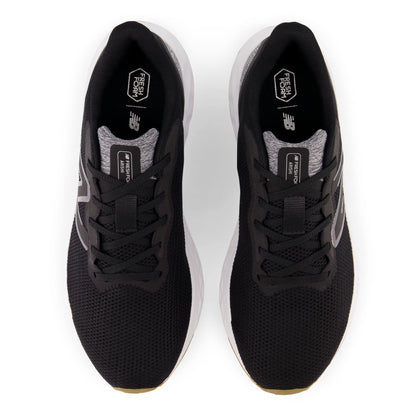 New Balance Men's Fresh Foam Arishi V4 Running Shoe, Black/Silver Metallic/Gum 2