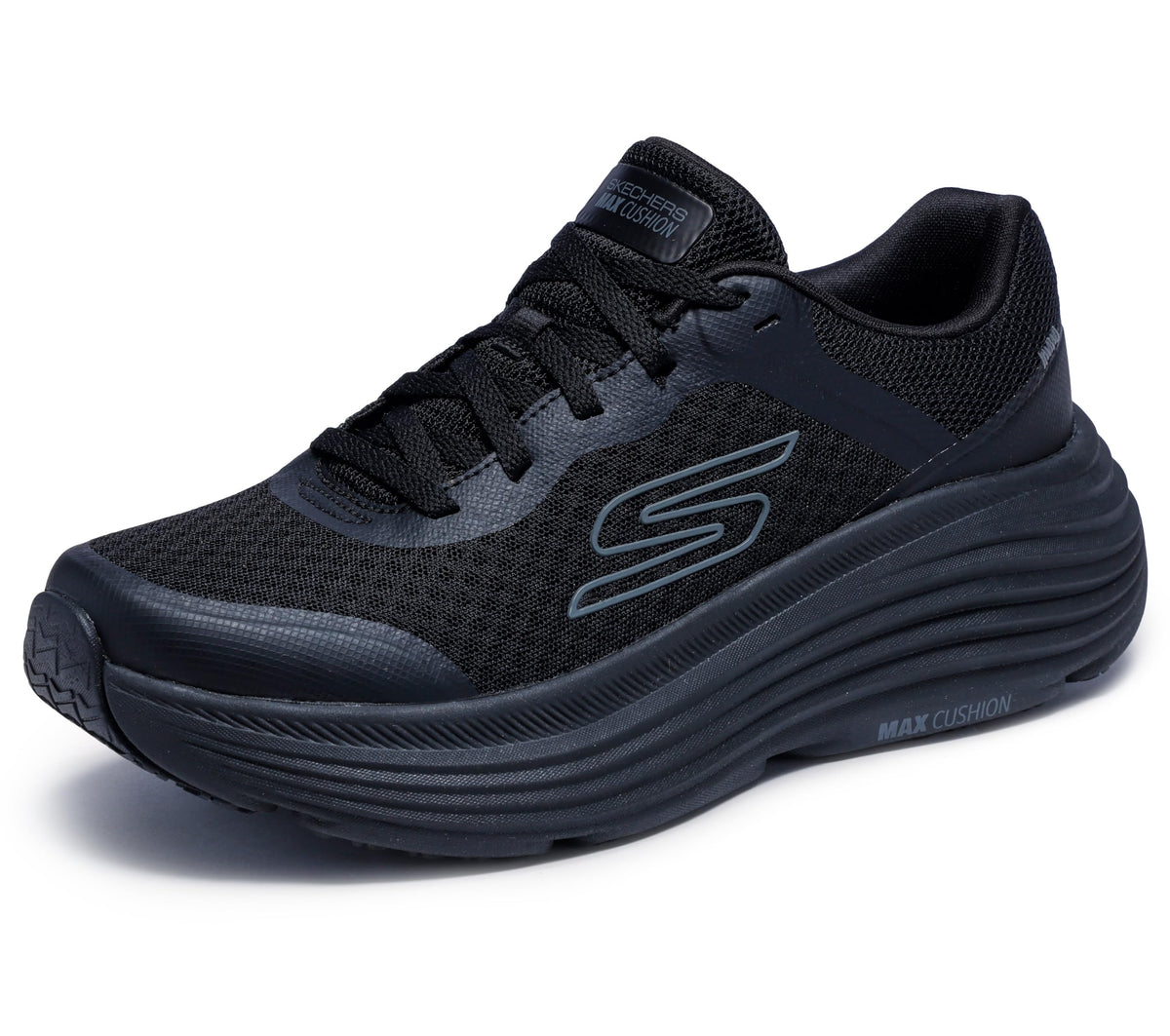 Skechers Women's Max Cushioning Endeavour Canova Sneaker, Black