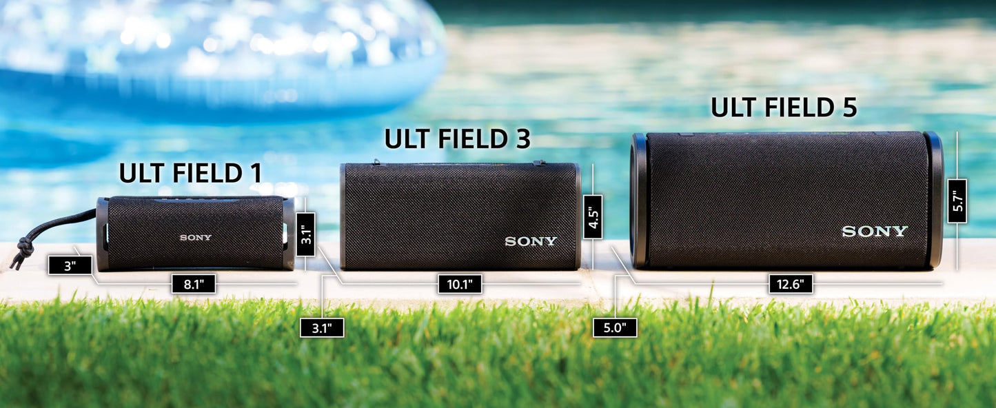 Sony ULT Field 5 Altavoz Portátil Inalámbrico (Negro / Modelo SRSULT50B)
