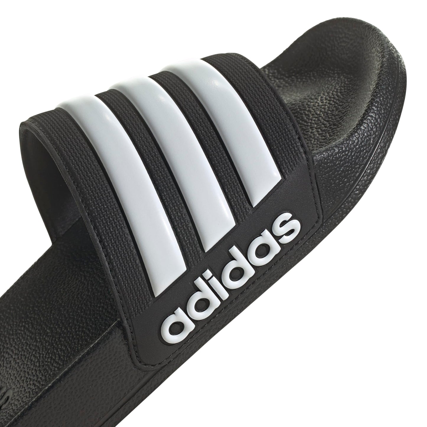 adidas Sandalias Adilette Shower para Adulto (Talla 8 / Negro y Blanco)