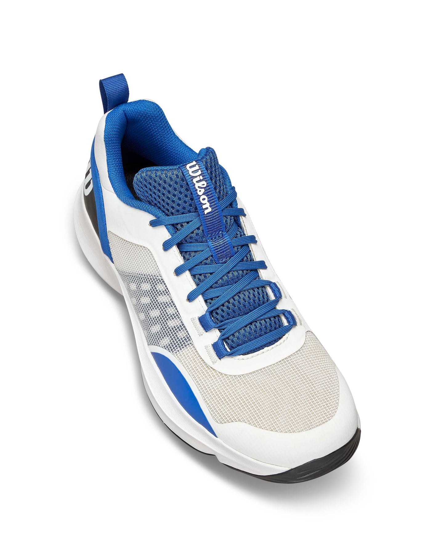 WILSON Hurakn Pro V2 Men's Padel Shoe - White/Deja Vu Blue/Black