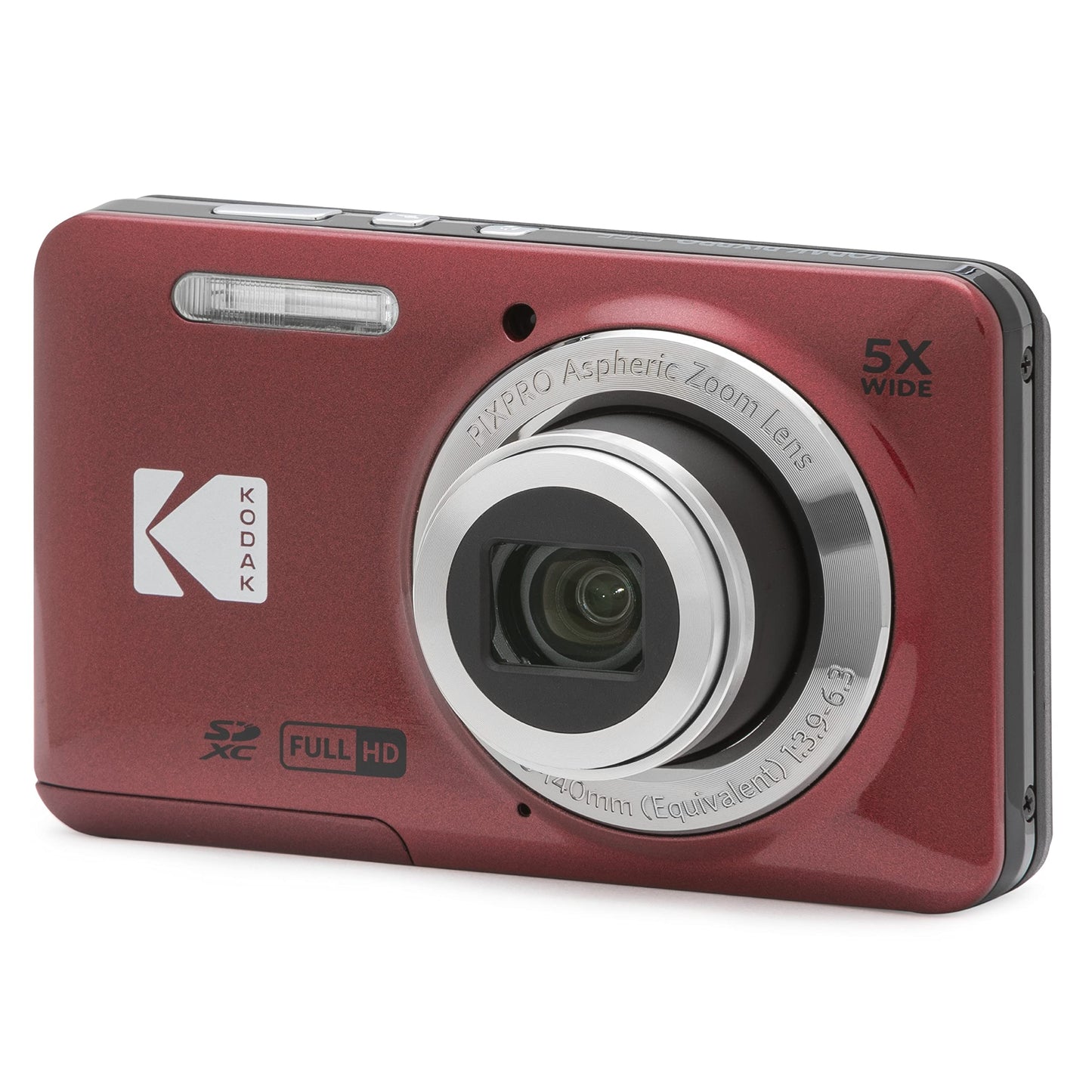 Cámara Digital Kodak PIXPRO FZ55-RD (Rojo)