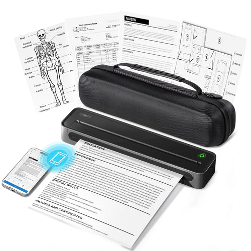 ETIKEZ D90E Impresora Portátil sin Tinta (Negro)