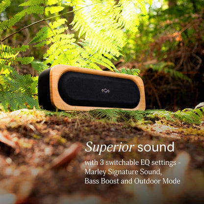 House of Marley Get Together Go Altavoz Portátil (Negro Característico / Bluetooth 6.0)