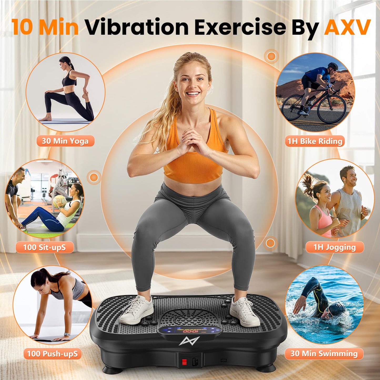 AXV Plataforma de Vibración para Fitness