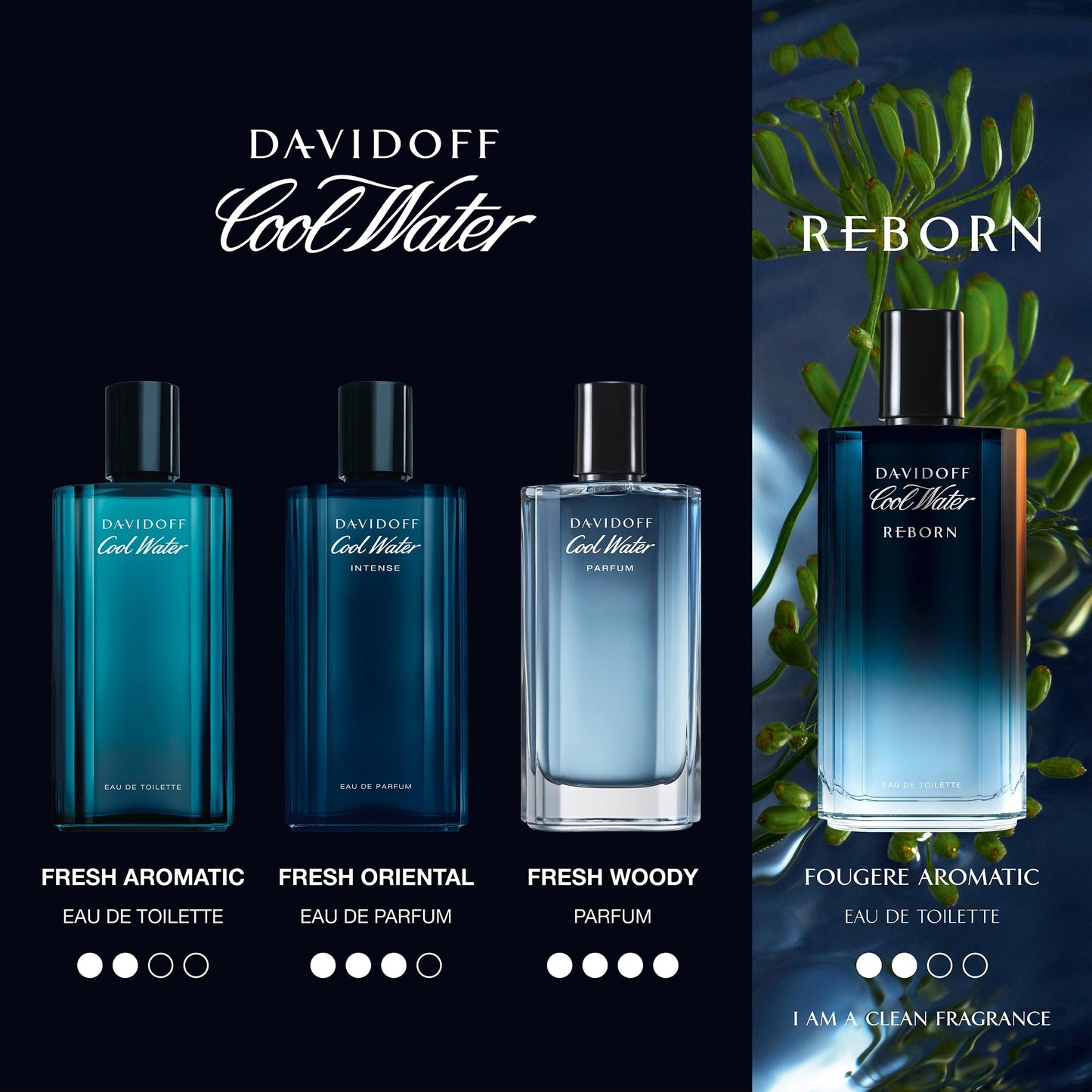 Davidoff Cool Water Intense para Hombre (EDP)