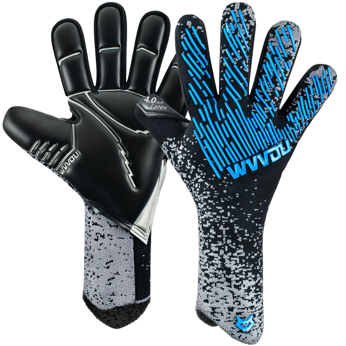 WVVOU Guantes de Portero de Fútbol para Adultos y Jóvenes