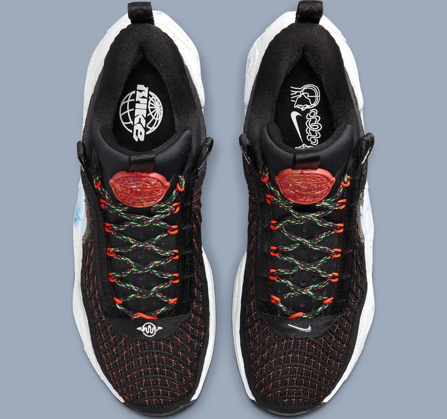 Nike Men's Shoes Cosmic Unity Amalgam Basketball Shoes, Black/White-Bright Crimson