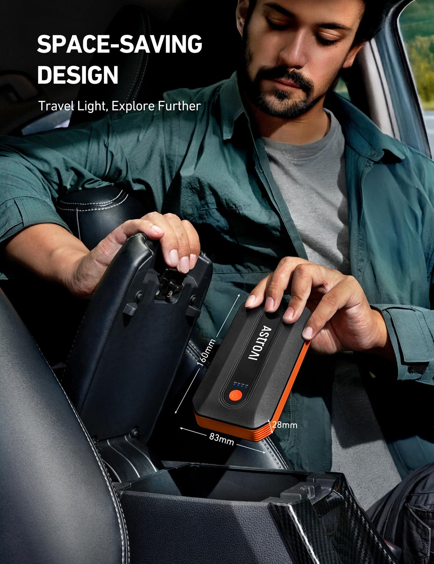 AstroAI B8 Arrancador de Batería de Coche 3000A