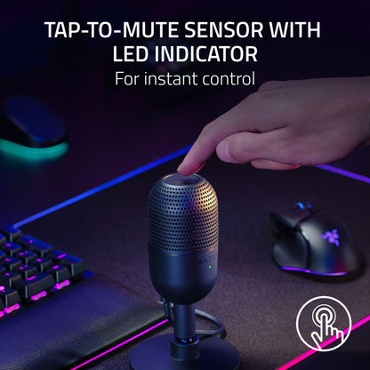 Razer Micrófono USB Seiren V3 Mini (Negro)