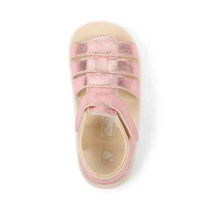 See Kai Run Basics - Felicity - Water-Friendly Sandal for Kids, Pink Metallic